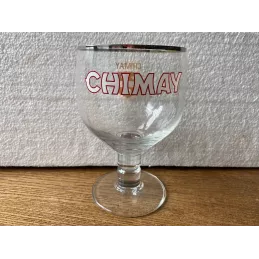 6 VERRES CHIMAY  33CL COLLECTOR  LOGO DORE