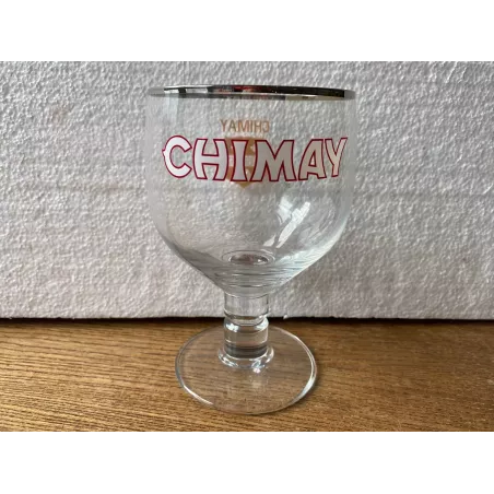 6 VERRES CHIMAY  33CL COLLECTOR  LOGO DORE