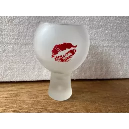 6 VERRES WITTEKERKE  ROSE  25CL HT 13.80CM