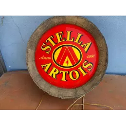 FOND DE TONNEAU STELLA ARTOIS  AVEC ECLAIRAGE  DIAMETRE 42CM EPAISSEUR 13CM