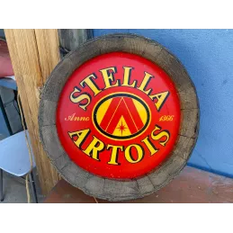 FOND DE TONNEAU STELLA ARTOIS  AVEC ECLAIRAGE  DIAMETRE 42CM EPAISSEUR 13CM