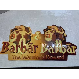 TOLE BARBAR  55CM X20CM