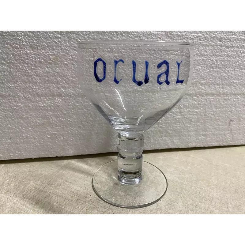 1 VERRE ORVAL EMAILLE HT 15.40CM 1 VERRE ORVAL EMAILLE HT 15.40CM