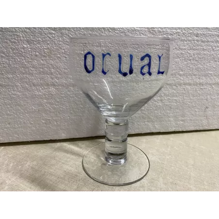 1 VERRE ORVAL EMAILLE HT 15.40CM