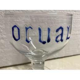 1 VERRE ORVAL EMAILLE HT 15.40CM
