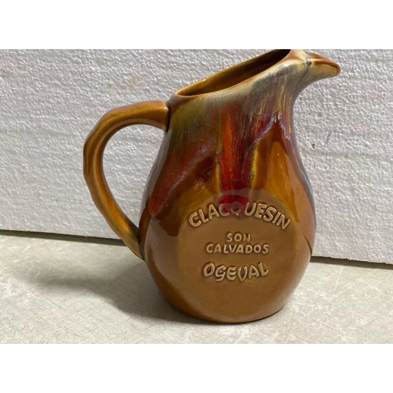 PICHET CLAQUESIN  CALVADOS  OGEVAL HT 17.50CM PICHET CLAQUESIN  CALVADOS  OGEVAL HT 17.50CM