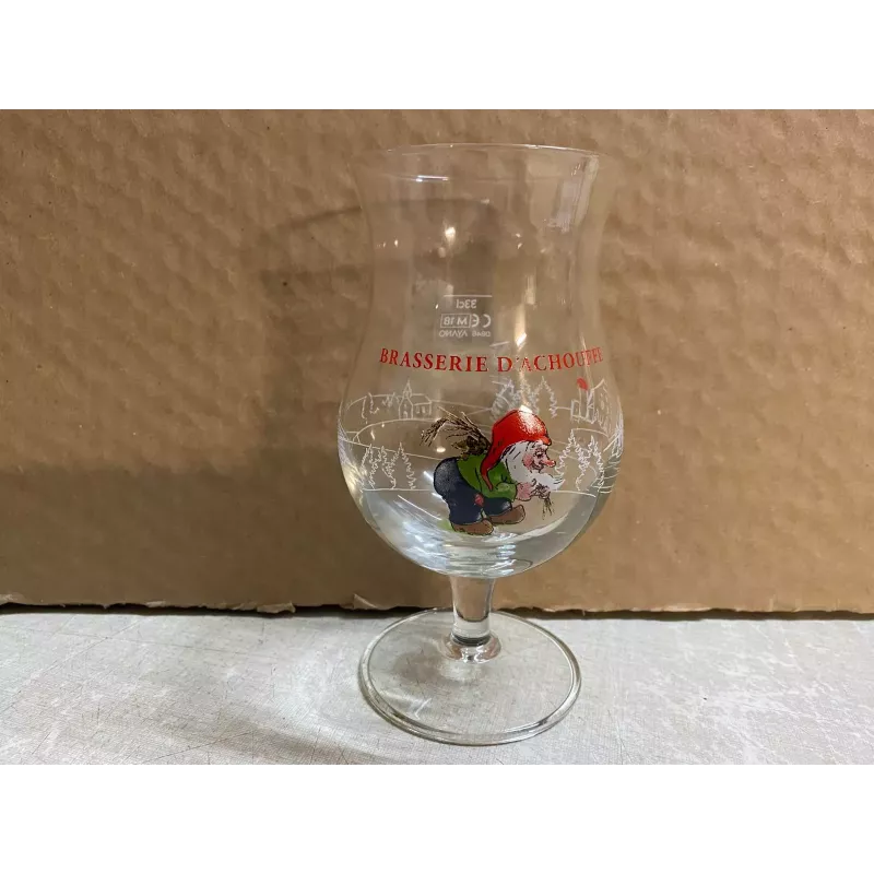 6 VERRES BRASSERIE D'ACHOUFFE 33CL 6 VERRES BRASSERIE D'ACHOUFFE 33CL