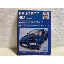 MANUEL D'ENTRETIEN  PEUGEOT 405 DIESEL  HAYMES 28CM X21.50CM