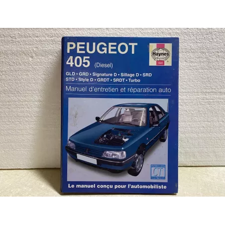 MANUEL D'ENTRETIEN  PEUGEOT 405 DIESEL  HAYMES 28CM X21.50CM