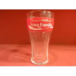 1 VERRE COCA-COLA 37CL  VOTRE FAMILLE