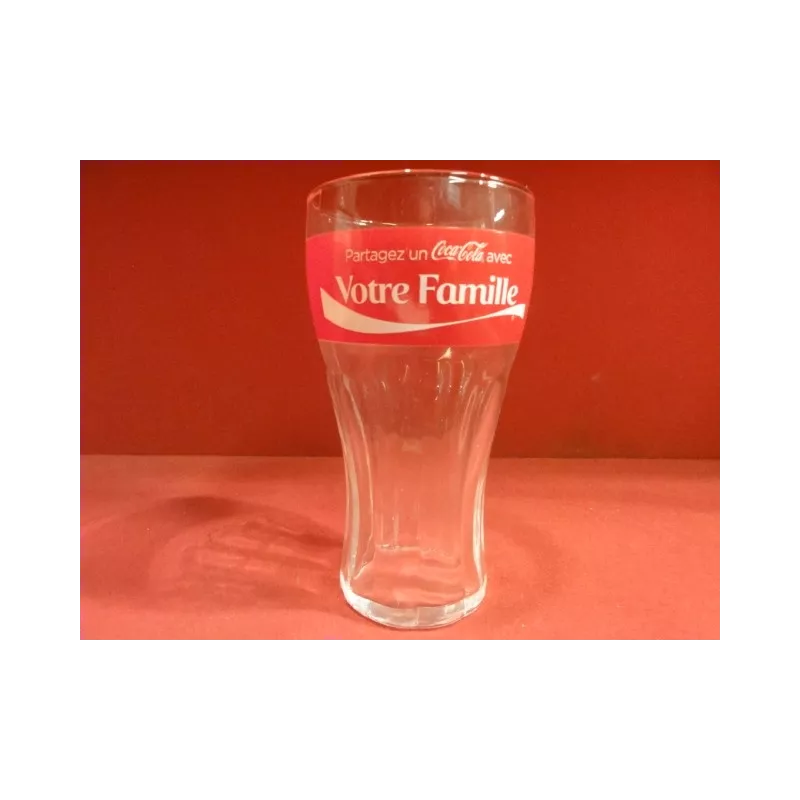 1 VERRE COCA-COLA 37CL  VOTRE FAMILLE