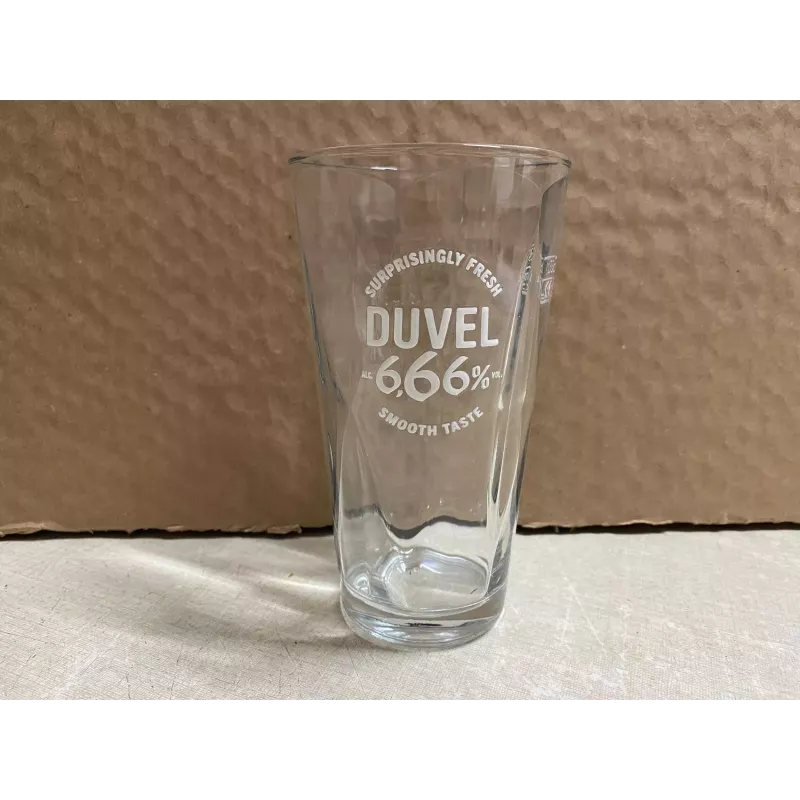 1 VERRE DUVEL EMAILLE 33CL HT 15.50CM NOUVEAU MODELE