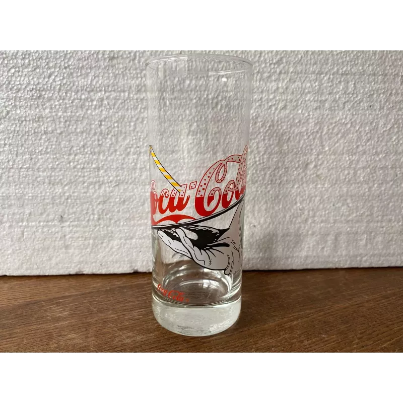 1 VERRE COCA-COLA  COLLECTOR 30CL  ANNEE 1991 HT 16CM