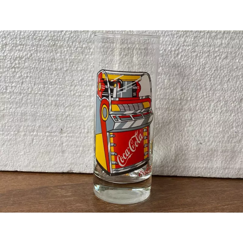 1 VERRE COCA-COLA  COLLECTOR 30CL  ANNEE 1991 HT 16CM