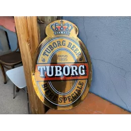 1 PLAQUE EMAILLEE BOMBEE TUBORG