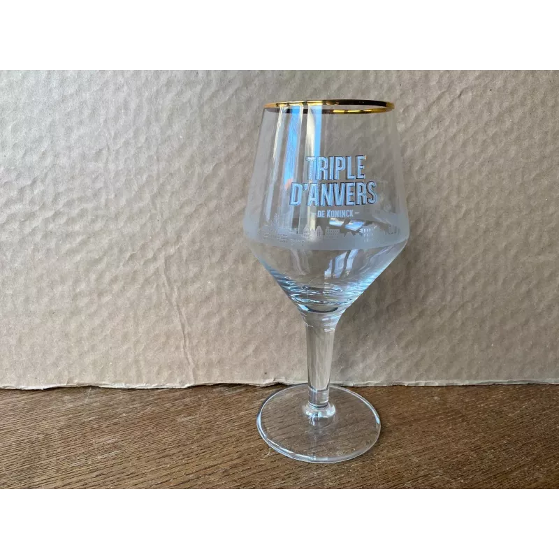6 VERRES TRIPLE  D'ANVERS 25CL HT.20.50CM