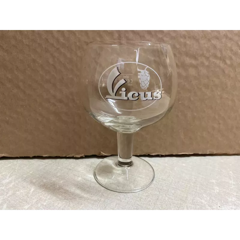 6 VERRES  BIERE VICUS  33CL HT 16CM