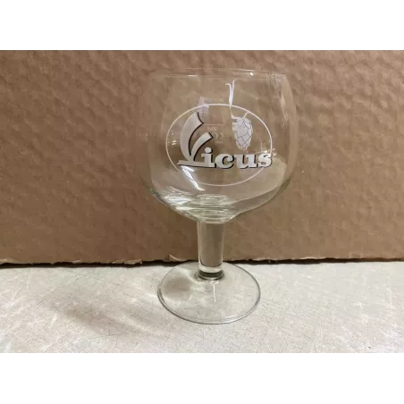 1 VERRE  BIERE VICUS  33CL HT 16CM