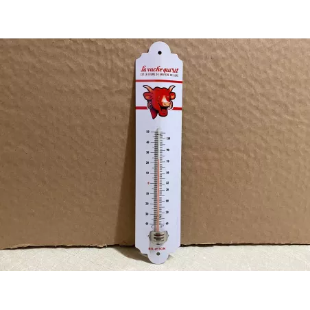 THERMOMETRE  EN TOLE LA VACHE QUI RIT  HT 30CM X6.50CM