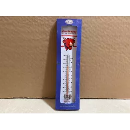 THERMOMETRE  EN TOLE LA VACHE QUI RIT  HT 30CM X6.50CM THERMOMETRE  EN TOLE LA VACHE QUI RIT  HT 30CM X6.50CM