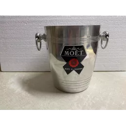SEAU A CHAMPAGNE  MOET&CHANDON EN ALU HT 22CM DIAMETRE 18.50CM