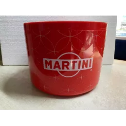 TRES GRAND SEAU A GLACE MARTINI  DIAMETRE 28CM TRES GRAND SEAU A GLACE MARTINI  DIAMETRE 28CM