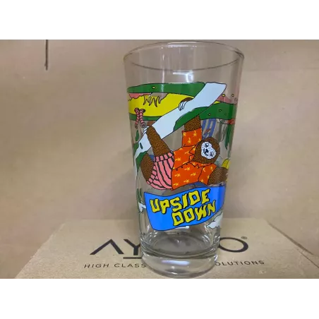 6 VERRES UPSIDE DOWN 25CL HT 14.20CM