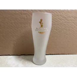 6 VERRES BLANCHE DE BRUXELLES GIVRES 50CL HT 22.30CM