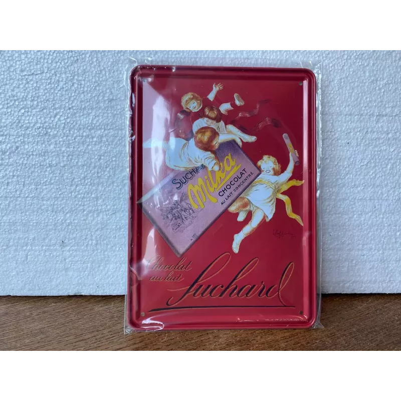 TOLE CHOCOLAT SUCHARD  21CM X15.30CM   EDITIONS CLOUET