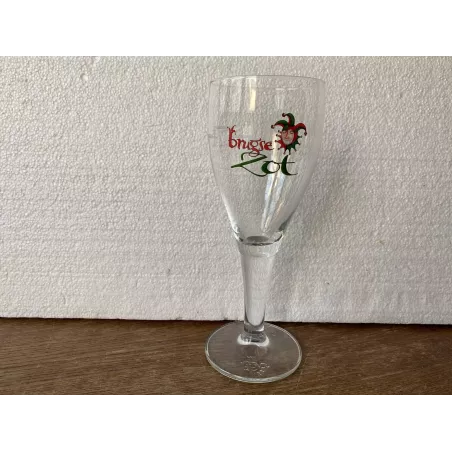 6 VERRES BRUGSE ZOT  25/33CL HT 22CM
