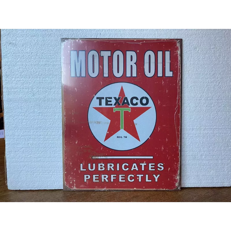 TOLE TEXACO  40CM X32CM TOLE TEXACO  40CM X32CM