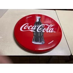 PLAQUE EMAILLEE  COCA-COLA  DIAMETRE 50CM  ANNEE 1994