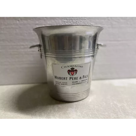 SEAU A CHAMPAGNE  HUBERT PERE ET FILS HT 19.50CM