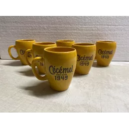 6 TASSES  CECEMEL  COLLECTOR  HT 10CM 6 TASSES  CECEMEL  COLLECTOR  HT 10CM