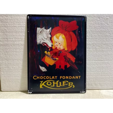 TOLE KOHLER CHOCOLAT FONDANT  40CM X30CM