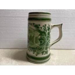 CHOPE HEINEKEN  3 LITRES EN DELFT   VERTE LA + RARE  HT 26CM CHOPE HEINEKEN  3 LITRES EN DELFT   VERTE LA + RARE  HT 26CM