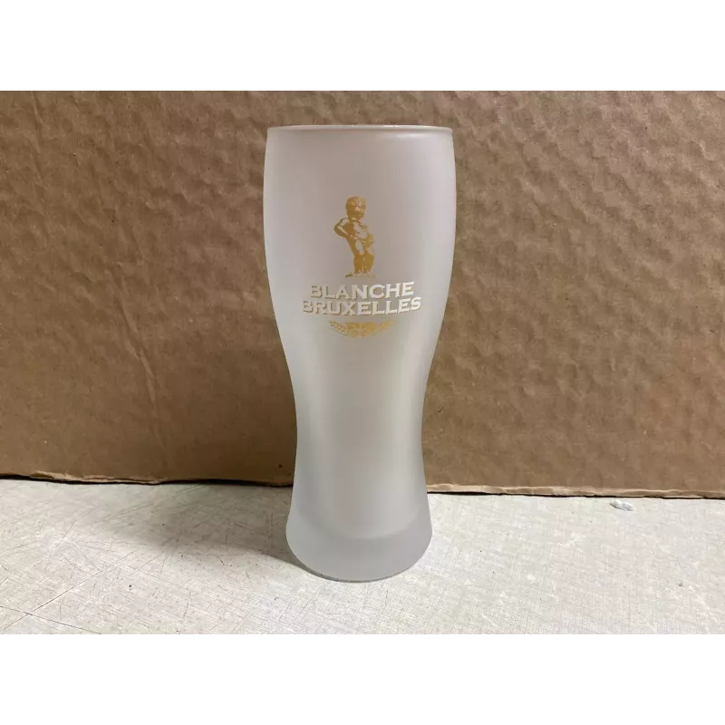6 VERRES BLANCHE DE BRUXELLES 25CL  GIVRES  HT 16.50CM 6 VERRES BLANCHE DE BRUXELLES 25CL  GIVRES  HT 16.50CM