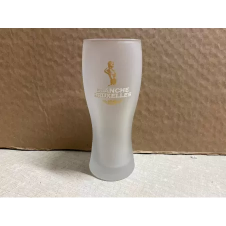 6 VERRES BLANCHE DE BRUXELLES 25CL  GIVRES  HT 16.50CM