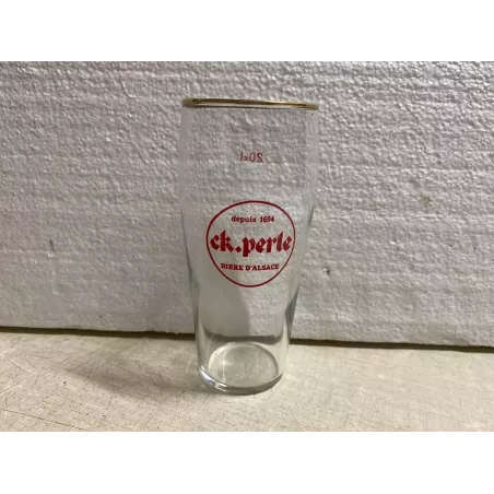1 VERRE CK PERLE  20CL HT 13CM
