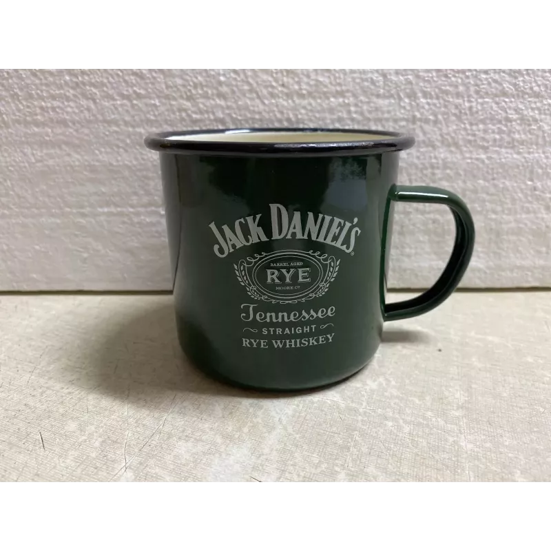MUG JACK DANIEL'S  EN EMAIL  50CL  HT 9CM