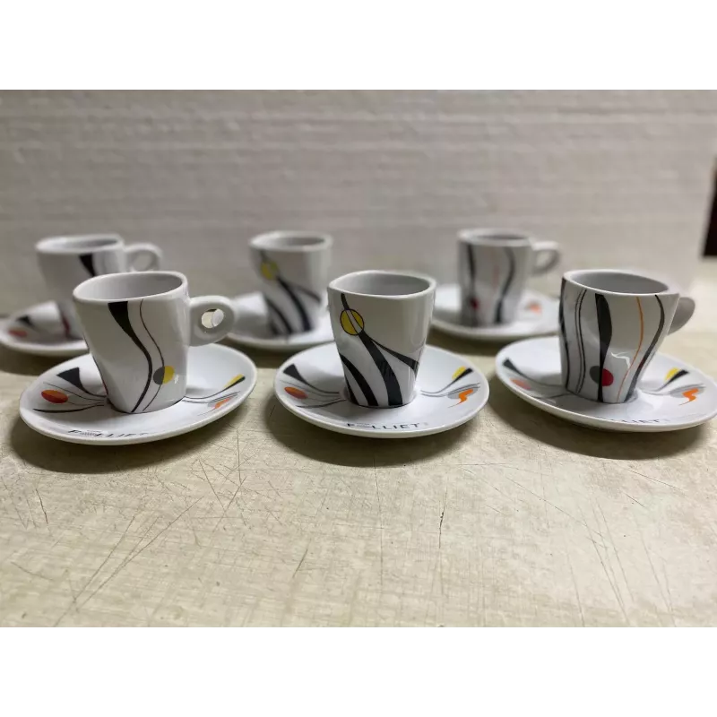 6  TASSES  A CAFE FOLLIET + 6 SOUS TASSES  COLLECTION 2017 No 157 6  TASSES  A CAFE FOLLIET + 6 SOUS TASSES  COLLECTION 2017 No 157