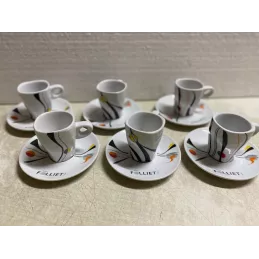 6  TASSES  A CAFE FOLLIET + 6 SOUS TASSES  COLLECTION 2017 No 157 6  TASSES  A CAFE FOLLIET + 6 SOUS TASSES  COLLECTION 2017 No 157