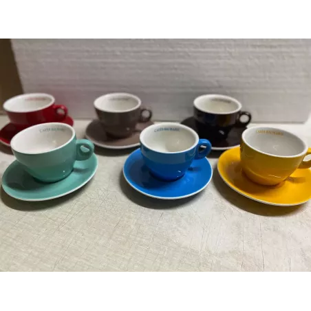 6 TASSES A CAFE  RICHARD  18CL  6 COULEURS
