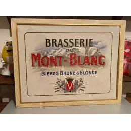 CADRE BRASSERIE DU MONT BLANC   62CM X 48.50CM