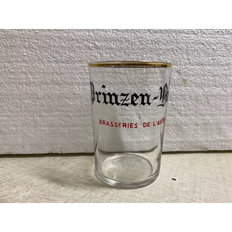 1 VERRE  PRINZEN-BRAU 20/25CL  BRASSERIE DE L'ARTOIS  HT 10CM 1 VERRE  PRINZEN-BRAU 20/25CL  BRASSERIE DE L'ARTOIS  HT 10CM