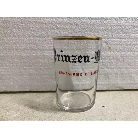 1 VERRE  PRINZEN-BRAU 20/25CL  BRASSERIE DE L'ARTOIS  HT 10CM