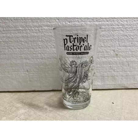 1 VERRE TRIPEL  PASTOR 'ALE 25/33CLHT 14.30CM
