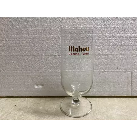 1 VERRE MAHOU  33CL BRASSERIE  SAN MIGUEL HT 17.40CM