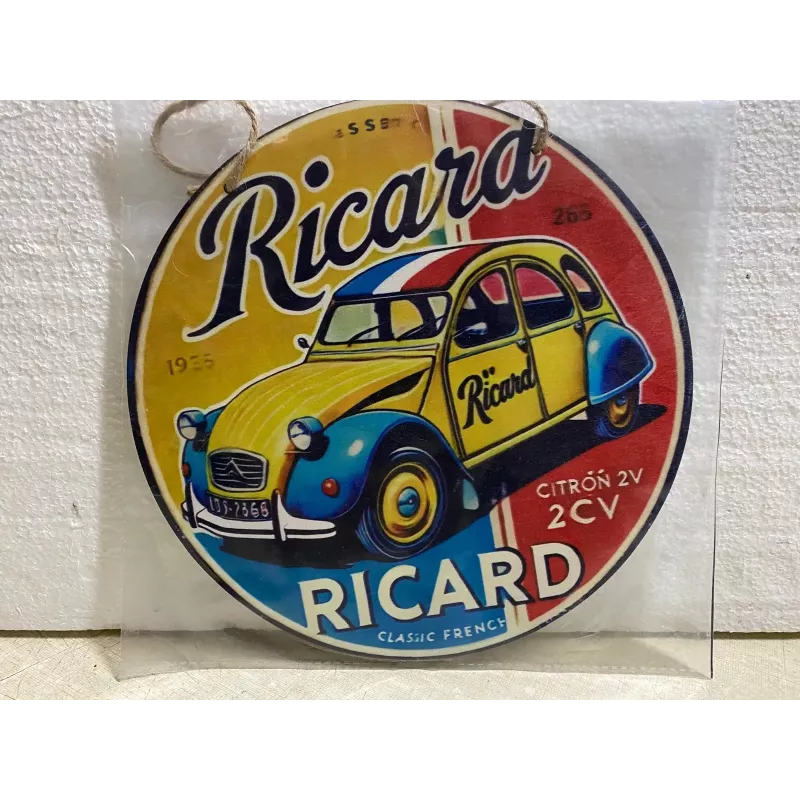 PUB RICARD EN BOIS DIAMETRE 20CL PUB RICARD EN BOIS DIAMETRE 20CL