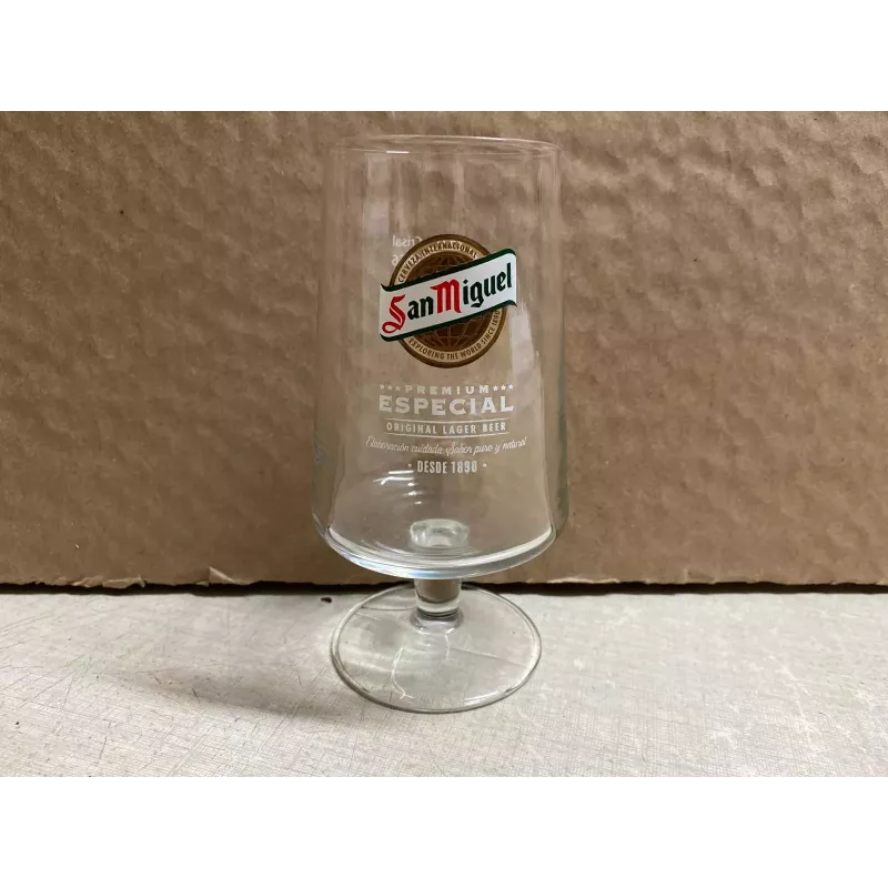 1 VERRE SAN MIGUEL 25CL HT 14.50CM 1 VERRE SAN MIGUEL 25CL HT 14.50CM